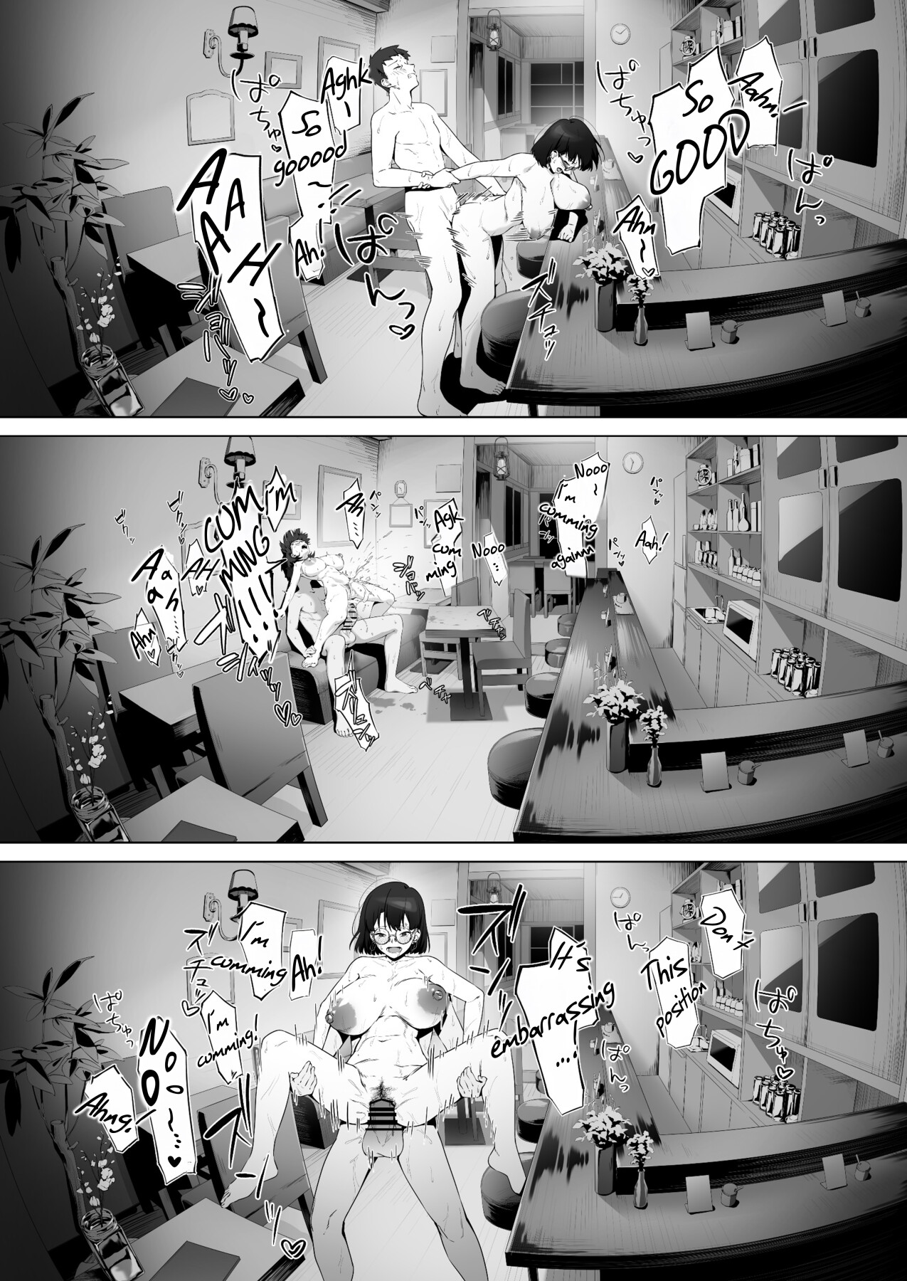 Hentai Manga Comic-My first sexual experience was with the boss of the cafe I'd been going to for 16 years-Read-49